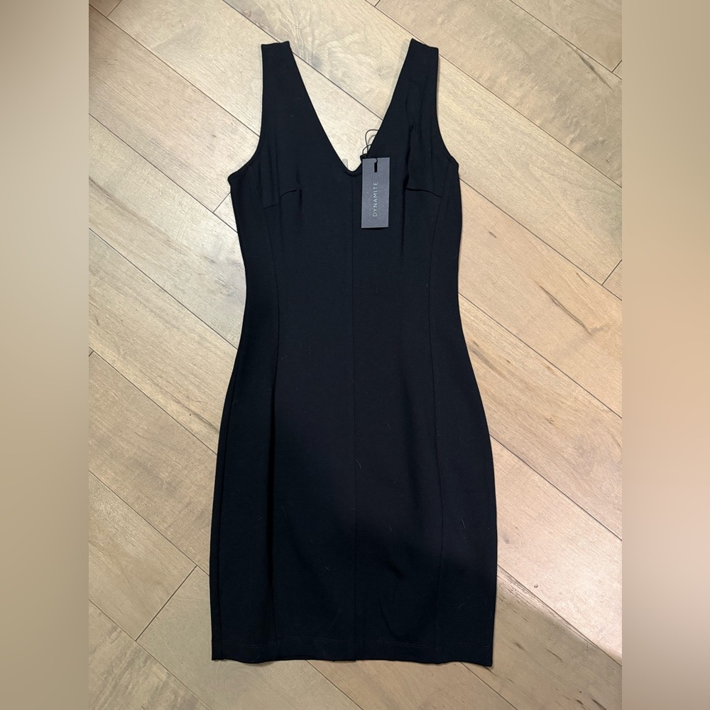 Zara Black Backless Dress